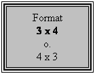 Rahmen oder Vitrine im Format 3 x 4 (371mm x 495mm)